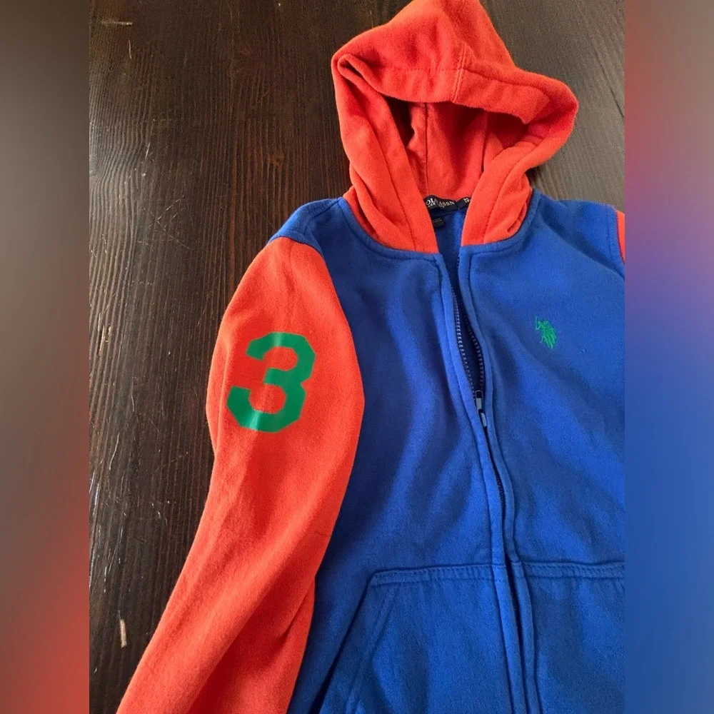U.S. Polo Assn.‎ | Zipper Hoodie | Youth Size Medium (8)